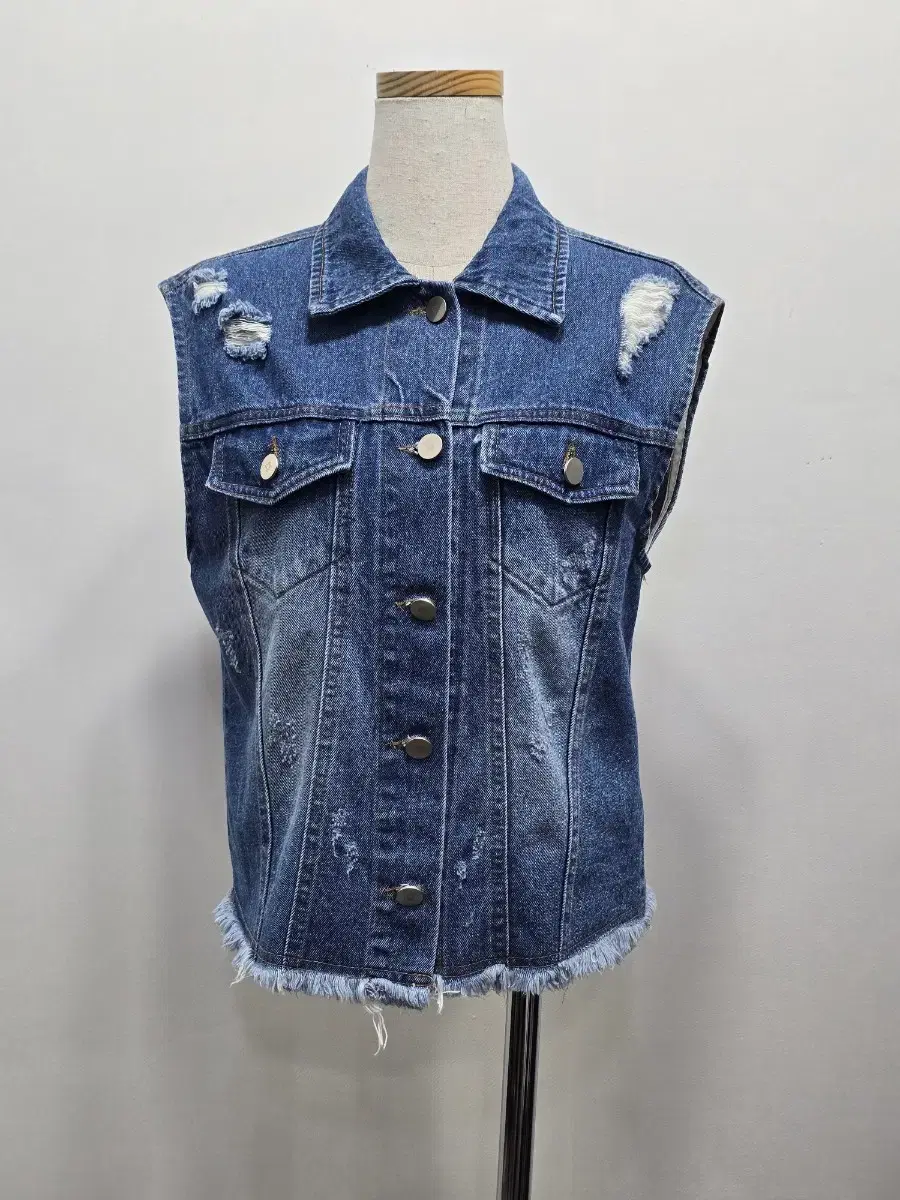 1715 [뎁] debb청 데님 조끼