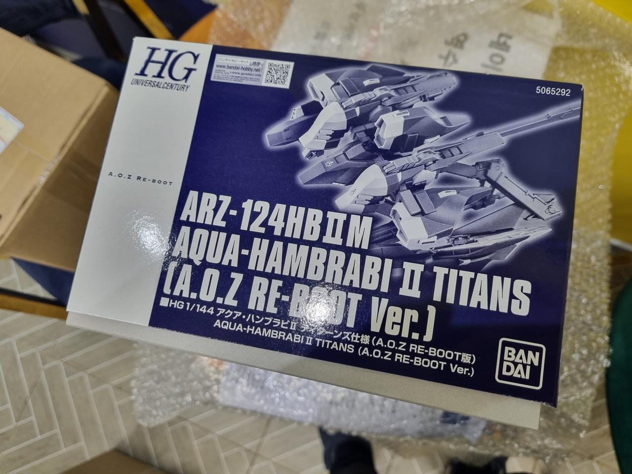 HG 아쿠아 함브라비 티탄즈 (반다이 프반 건담 건프라)