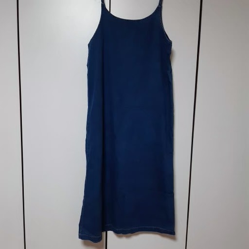 (새거) GAP 끈나시 롱원피스 M