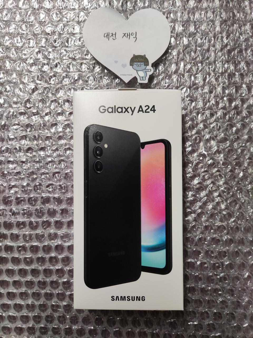 삼성 갤럭시 A24 블랙 S급 가개통급 풀박스 정상해지 판매합니다