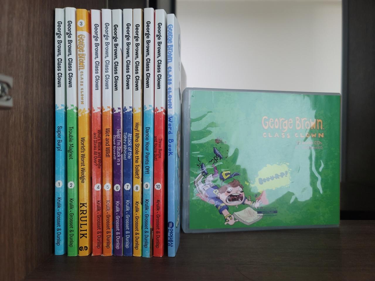 조지브라운 영어채10권 워드북 cd+낸시드루앤클루크루 영어책10권 cd