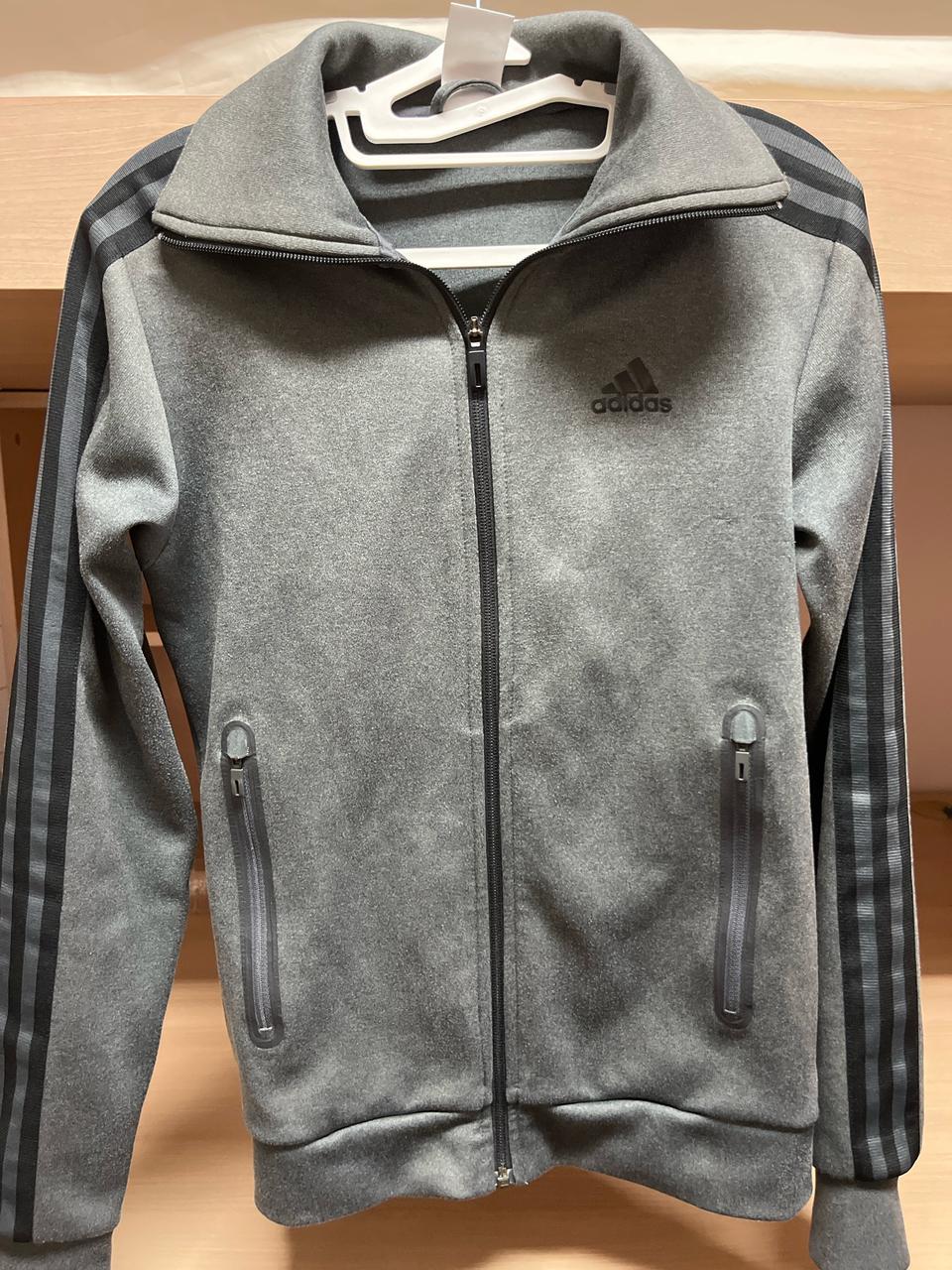 아디다스 그레이 블랙 져지 차콜 져지