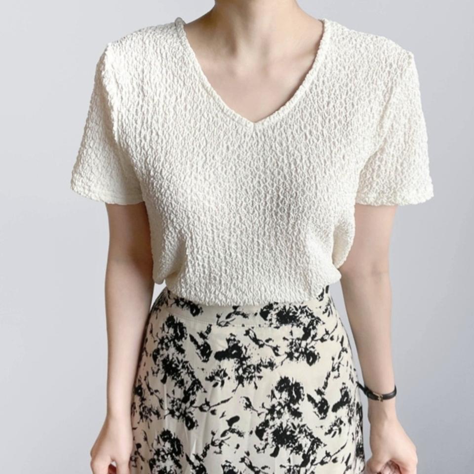 [새상품]링클 블라우스티