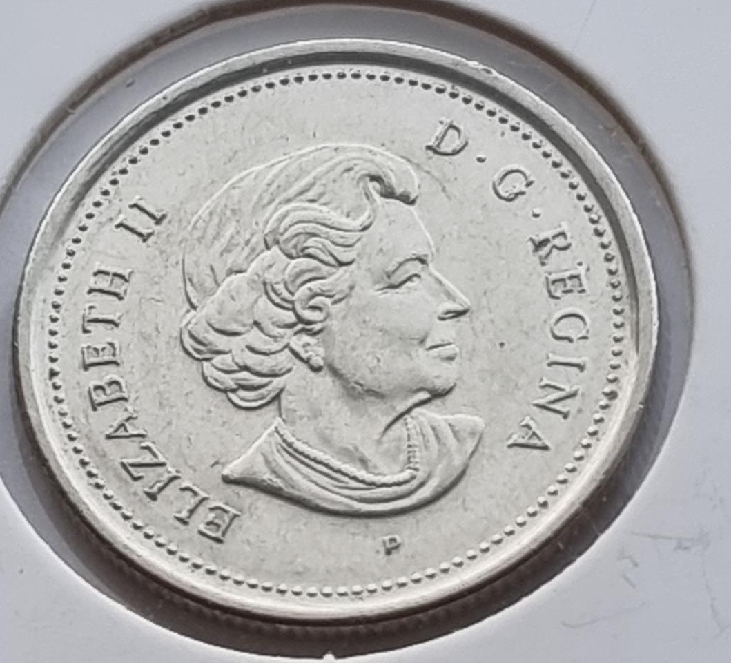 영국 엘리자베스 2004년도 25센트 주화