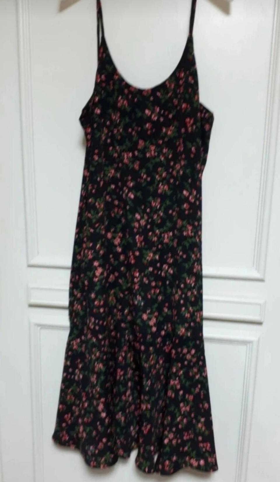 슬립 롱 원피스 55-66, 미사용