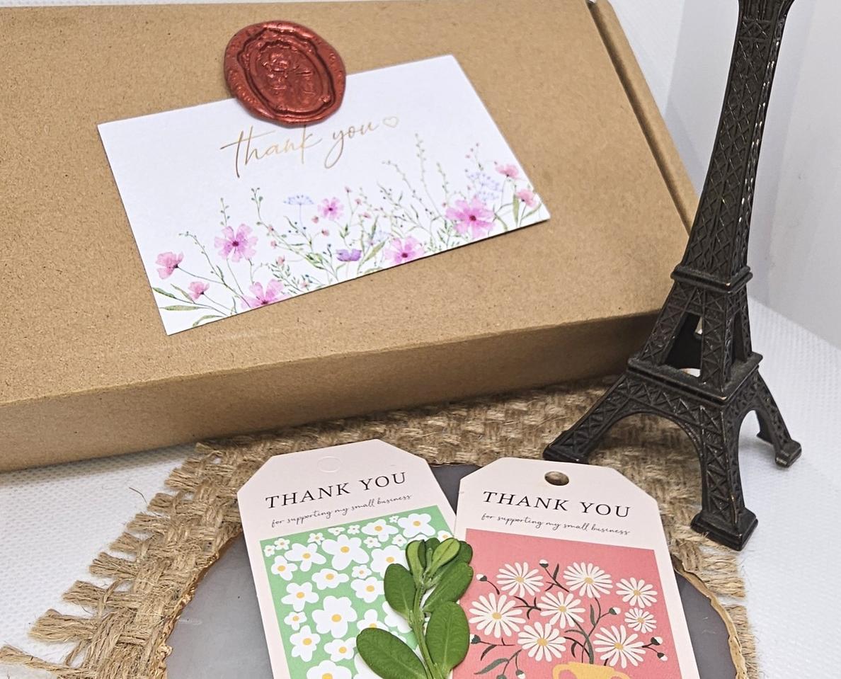 핸드메이드 청첩장 스티커 입니다.