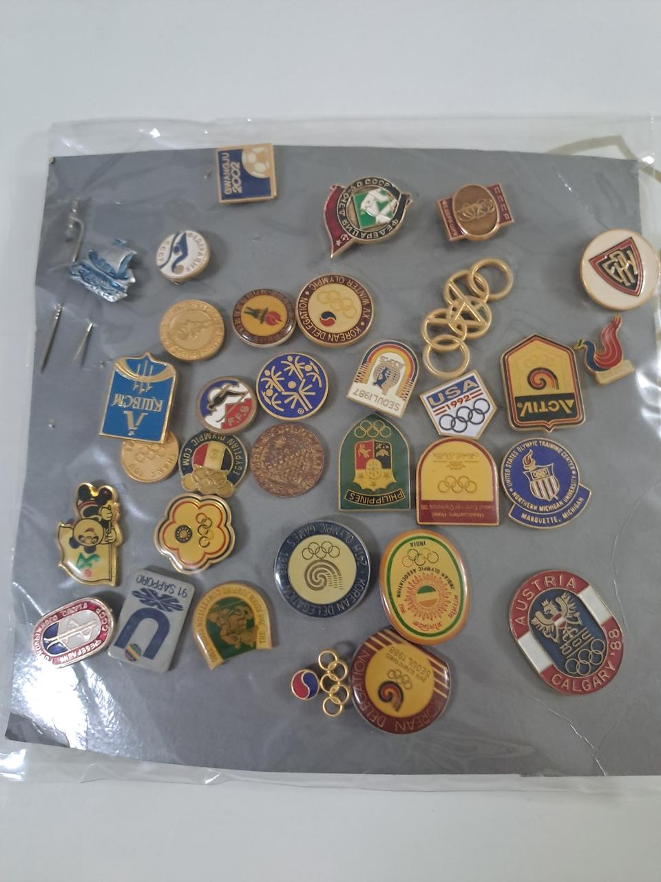 국내외 올림픽등 스포츠관련 배지34종