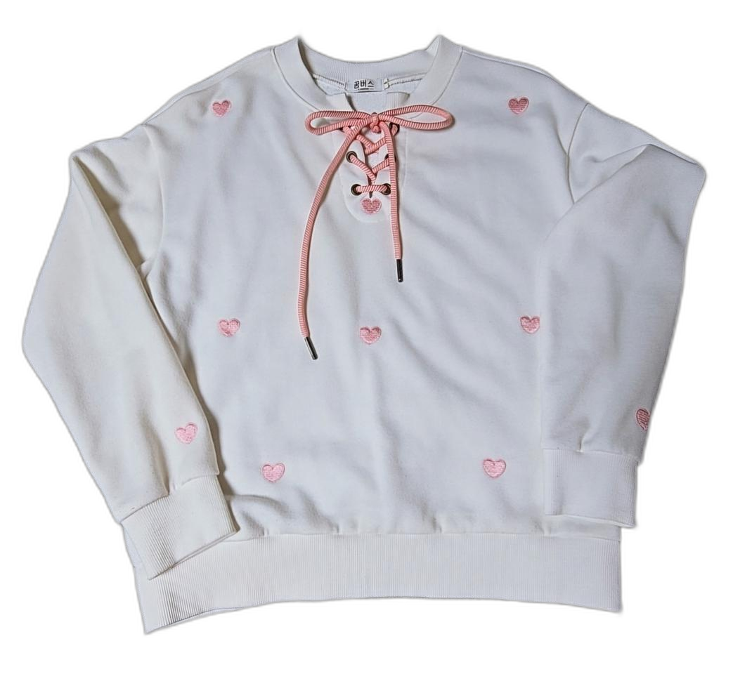 하트 리본 맨투맨