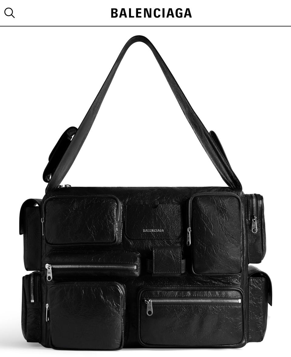 발렌시아가 수퍼비지 라지 슬링백 새제품(국내정품)