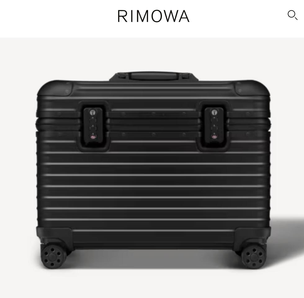 리모와 RIMOWA 파일럿 블랙 미사용 새제품