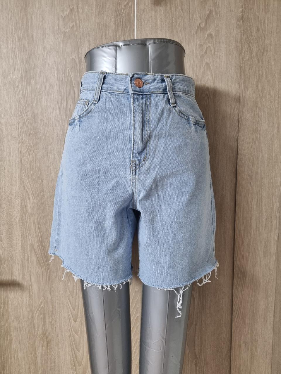 여성5부청반바지 새제품