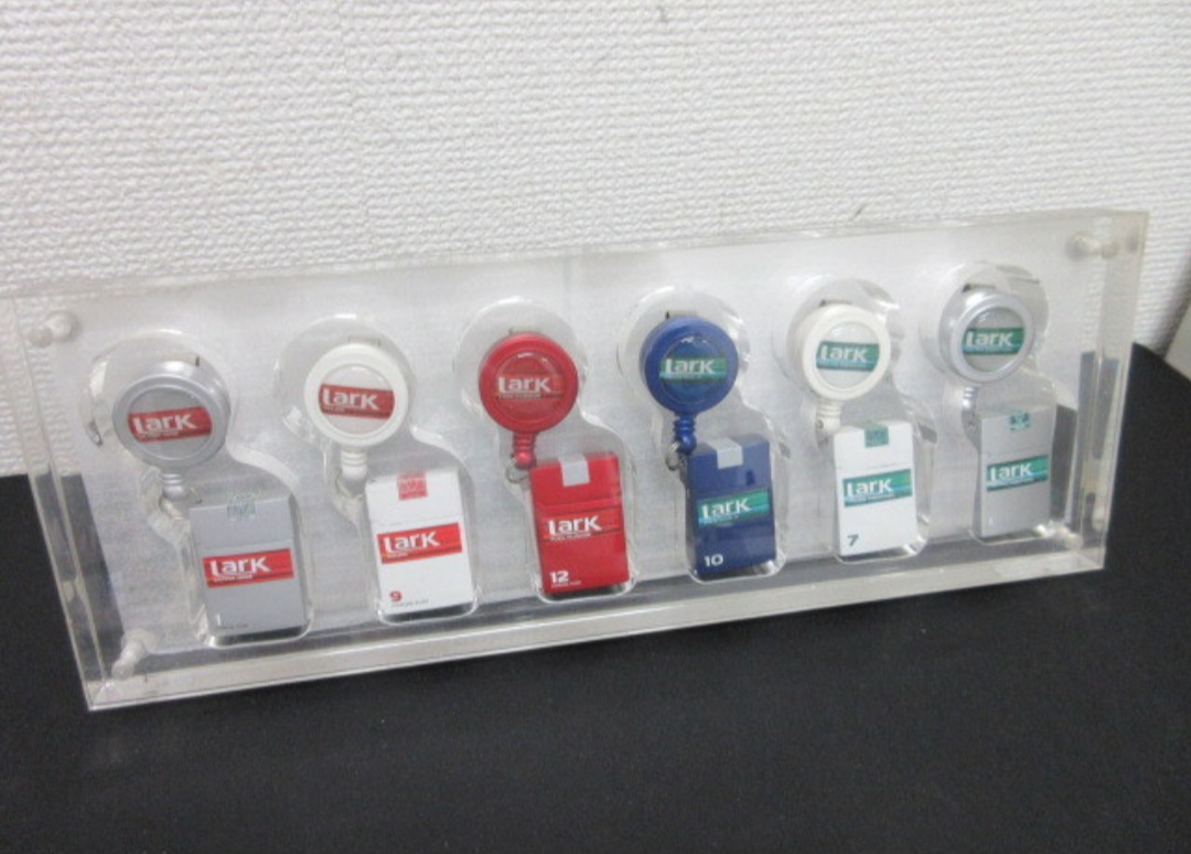 가격내림 미니라이터 한정판 전자라이터 Lark6개세트 전시보관함포함