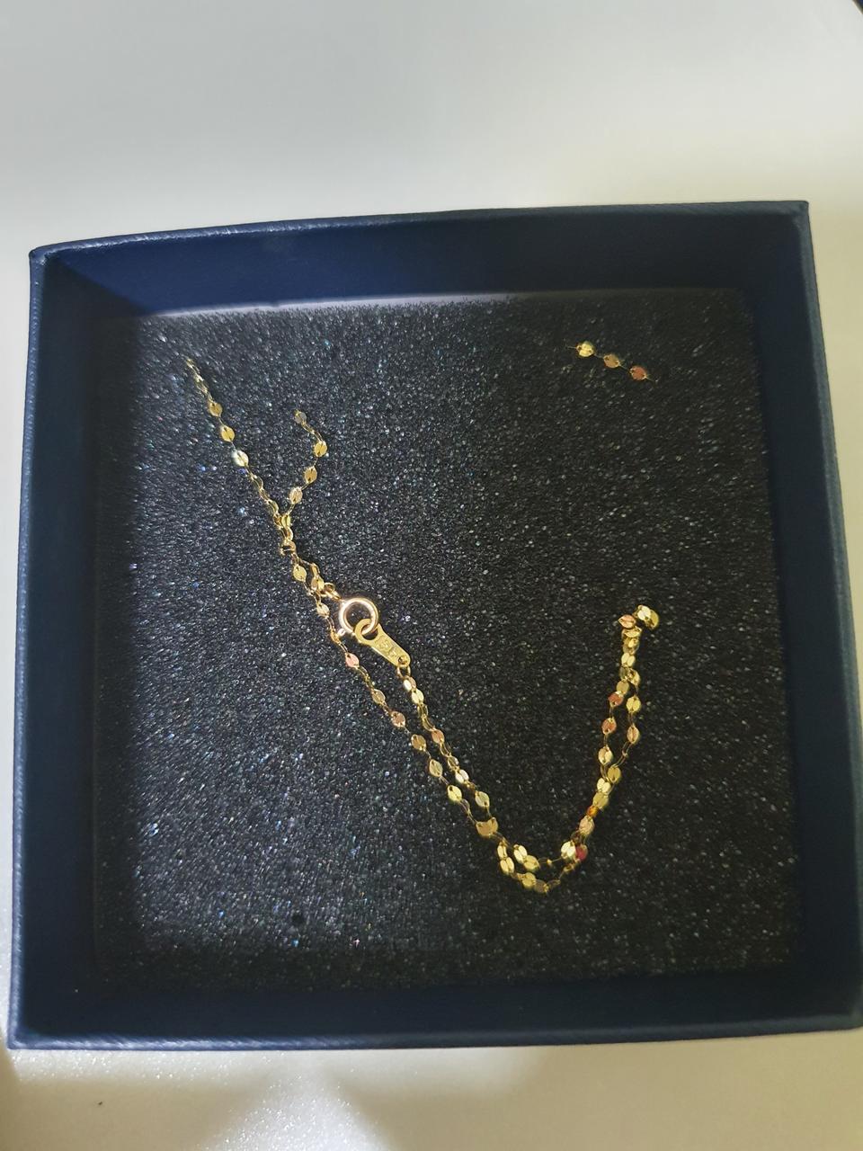 18k 목걸이 체인