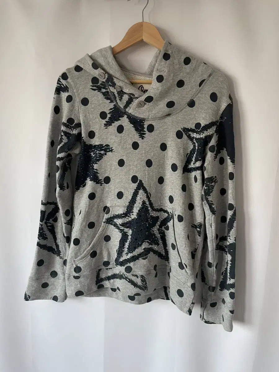 일본빈티지 스타패턴 후드티 (woman)