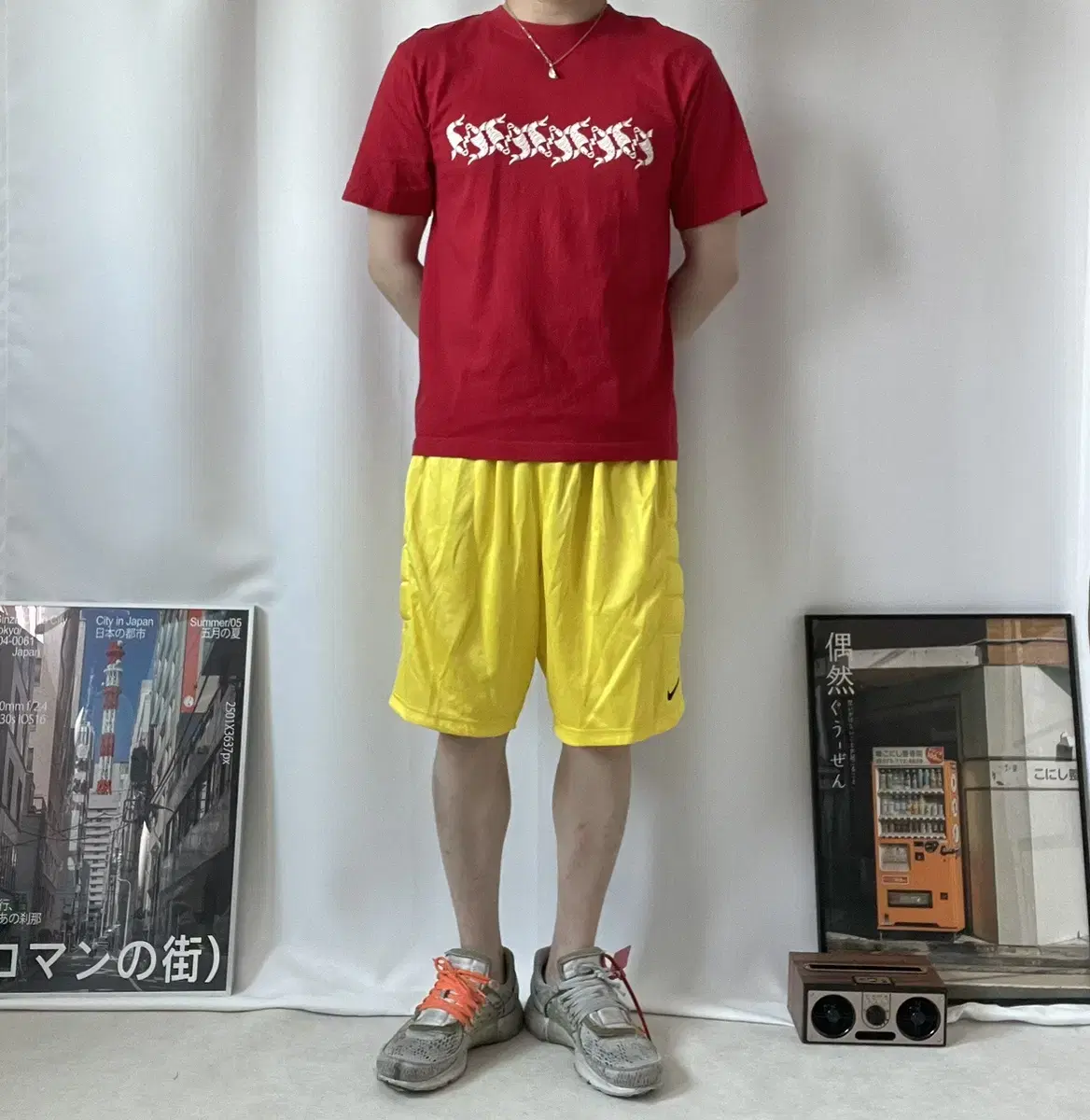 일본빈티지 로고 티셔츠