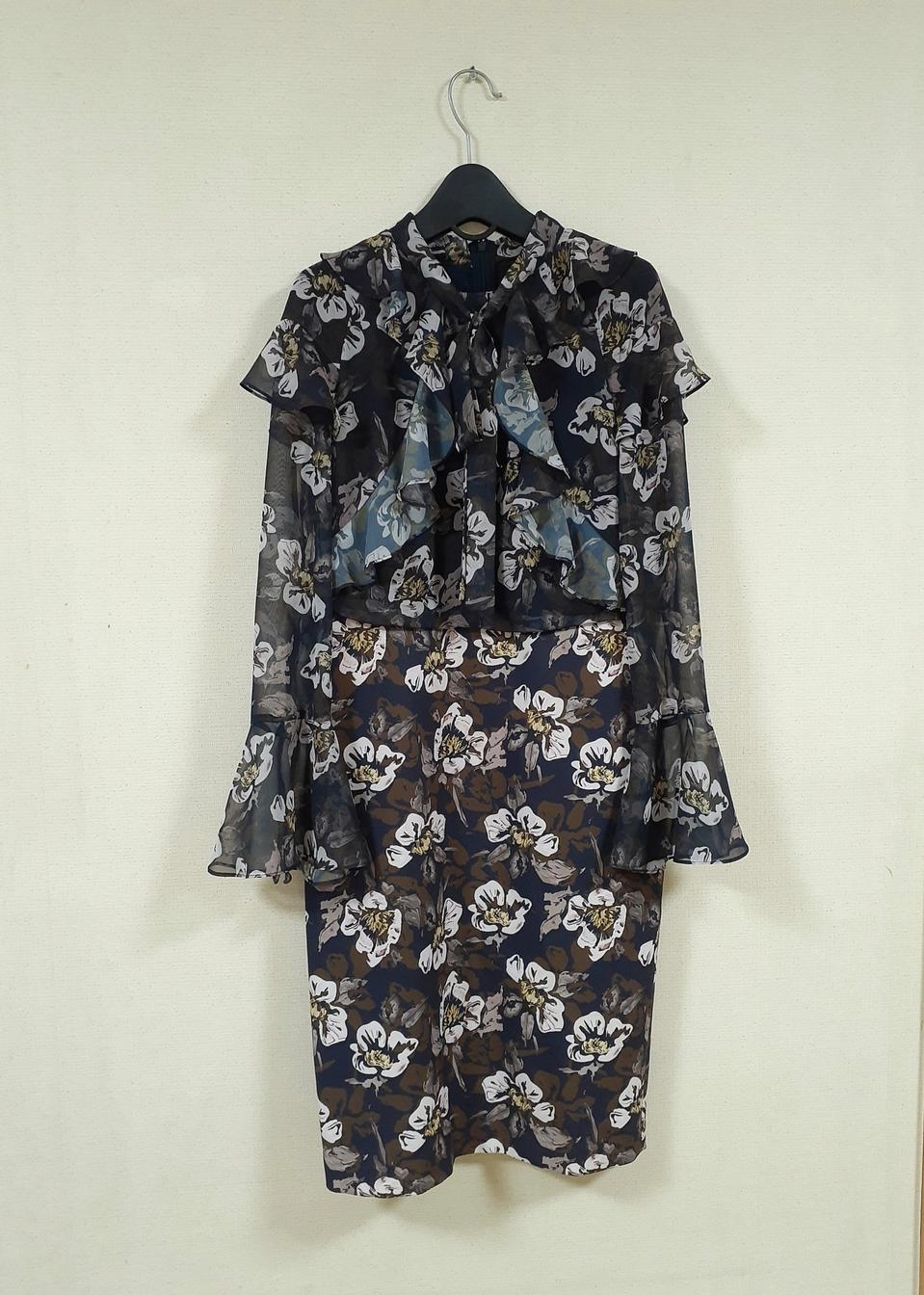 모조에스핀 쉬폰 플라워 원피스