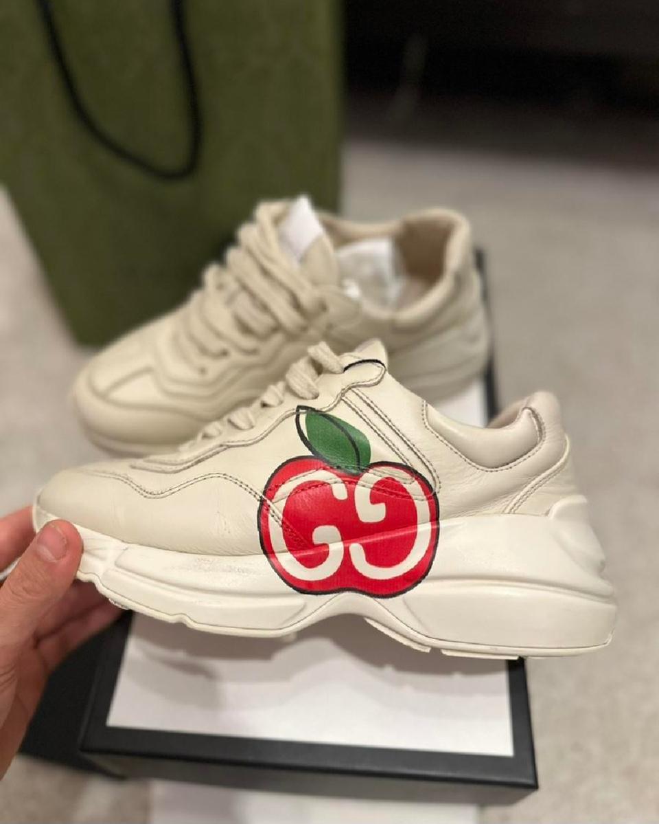 오늘만팜) 정품 구찌 애플 운동화