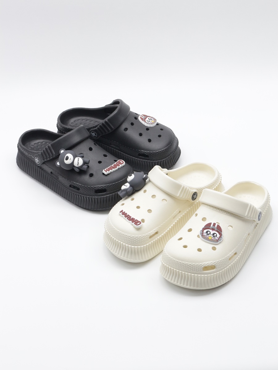 230~250 시중가 26000원 여성 곰돌이지비츠 크록스스타일 샌들