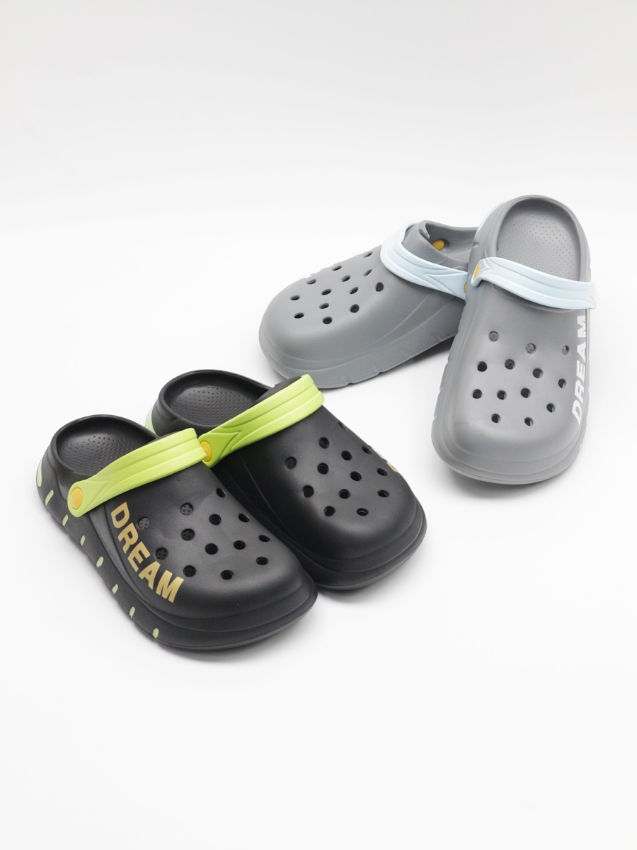 250~280 시중가 24000원 남성 드림로고 크록스스타일 샌들 슬리퍼