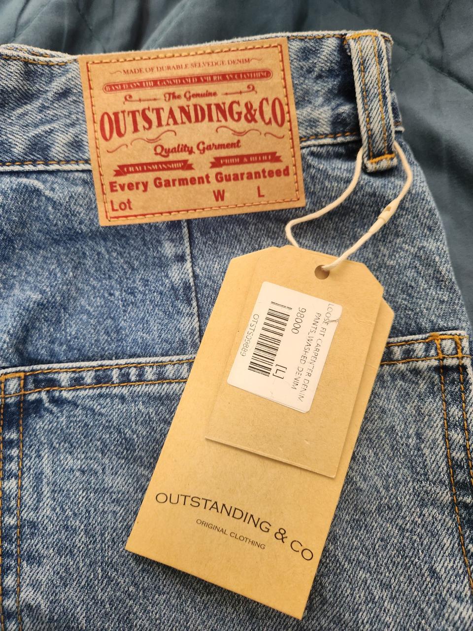 아웃스탠딩 루즈핏 카펜터 팬츠 L