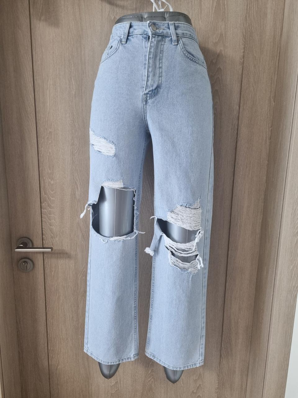 여성와이드청바지 새제품