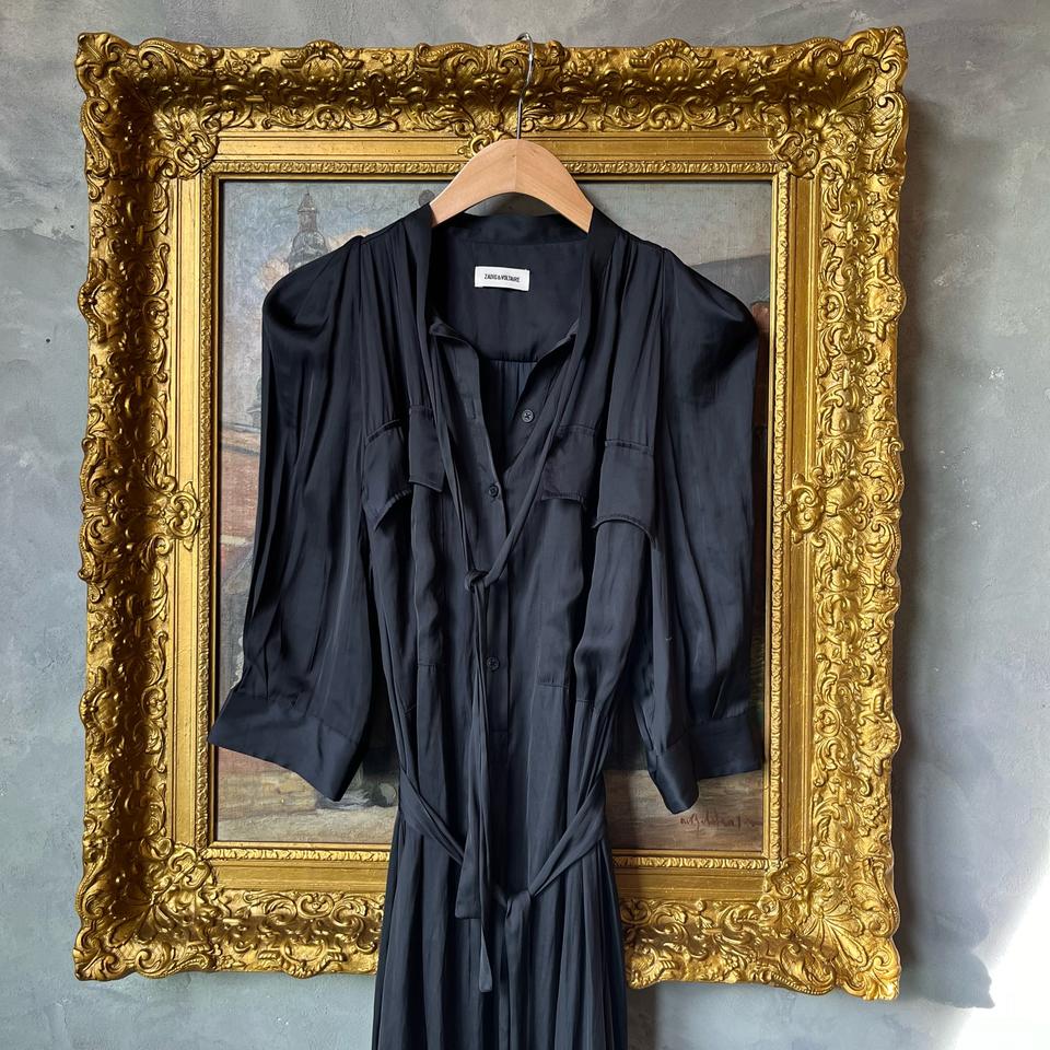 쟈딕앤볼테르 블랙 롱원피스