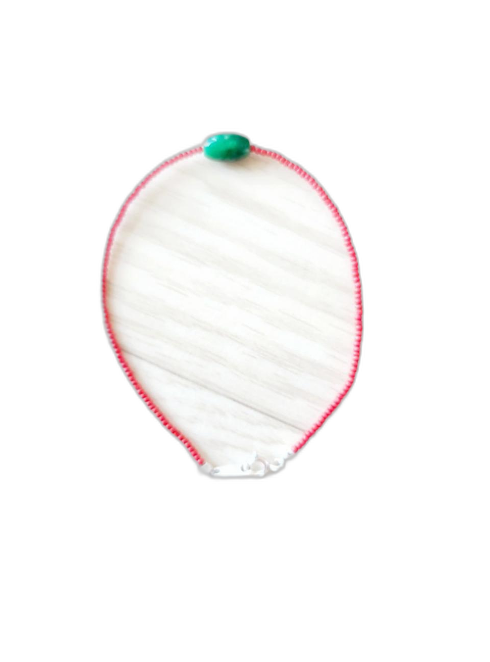 글라스 비즈 순은 925실버 팔찌입니다