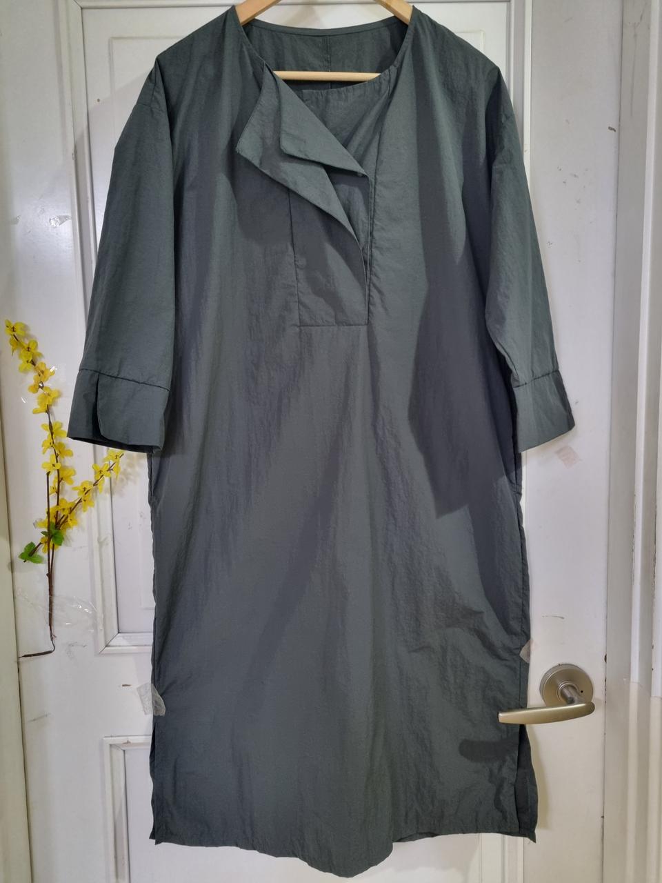 시원한  바스락 롱원피스.   거의새거. 가슴58.  77