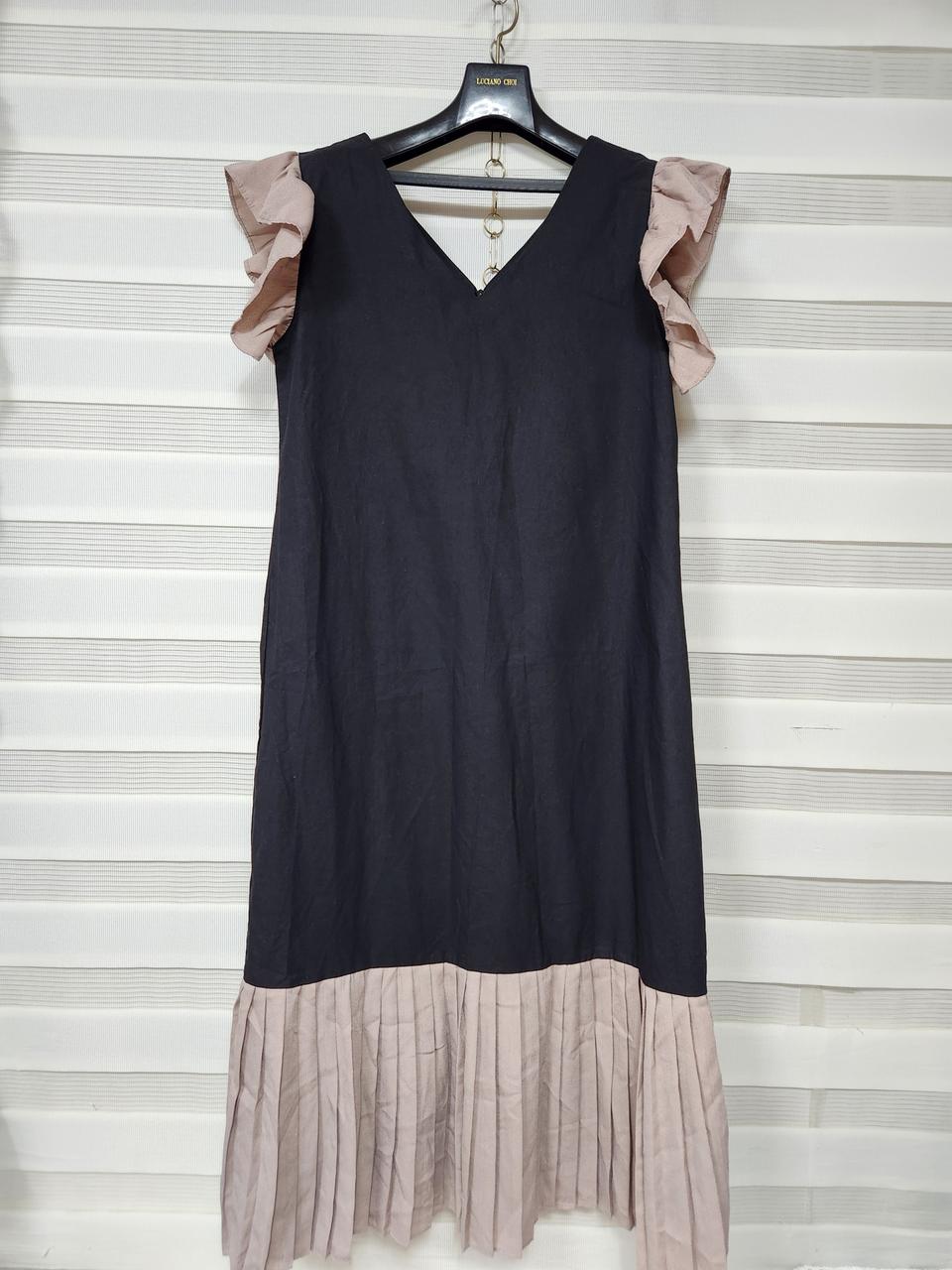 밑단플리츠 마원피스 (55