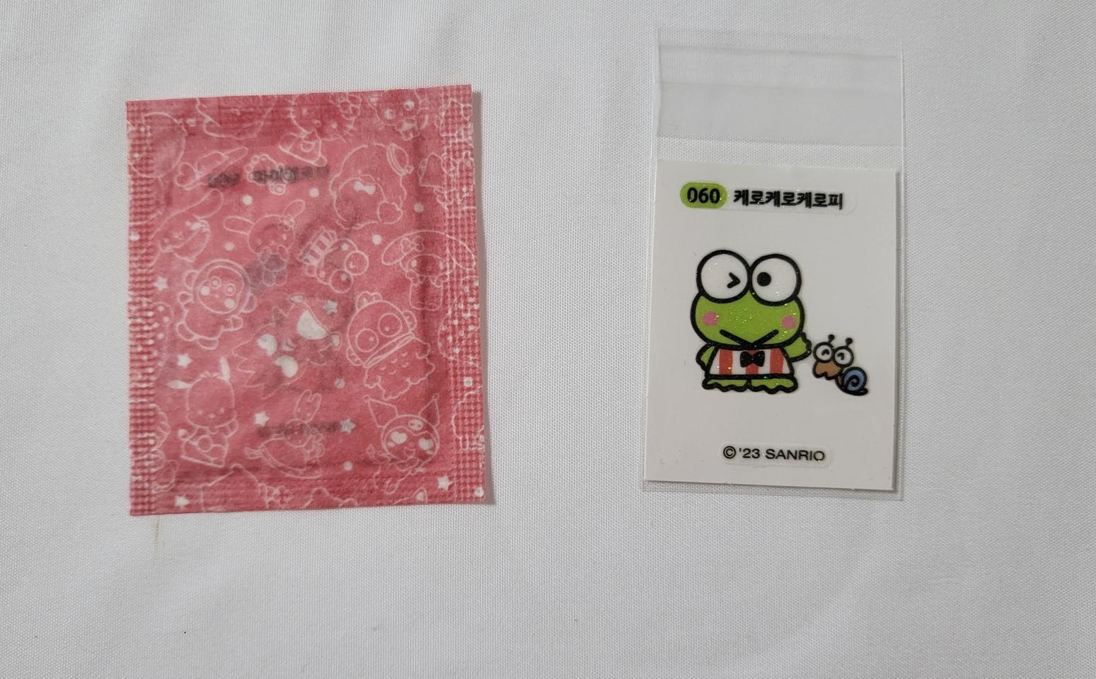 산리오 띠부씰 케로피 마이멜로디 스티커 띠부실 케로케로케로피 마멜