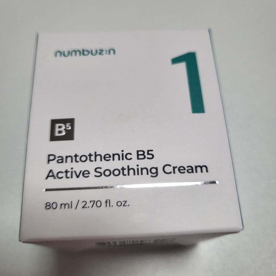 [새상품] 넘버즈인1번 판토텐산 수딩크림 80ml