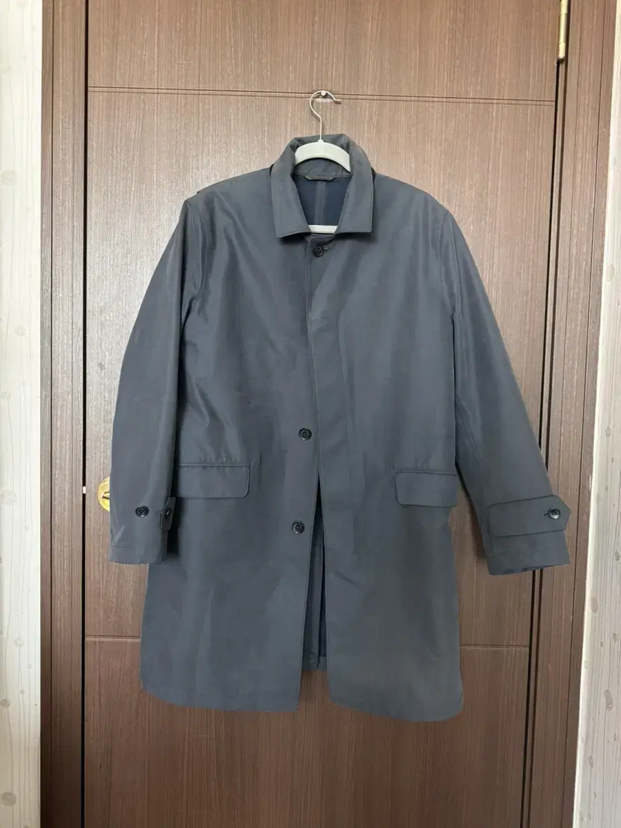 로로피아나 스톰시스템 쓰리레이어 패브릭 싱글벤트 코트 m