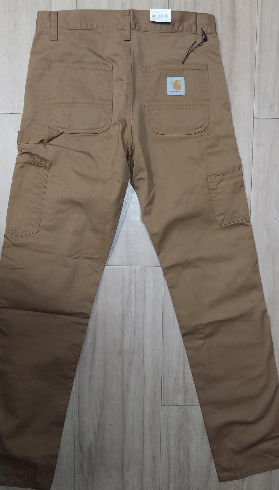 칼하트윕 럭 싱글 니 팬츠 퀘스타 브라운 W28 L32