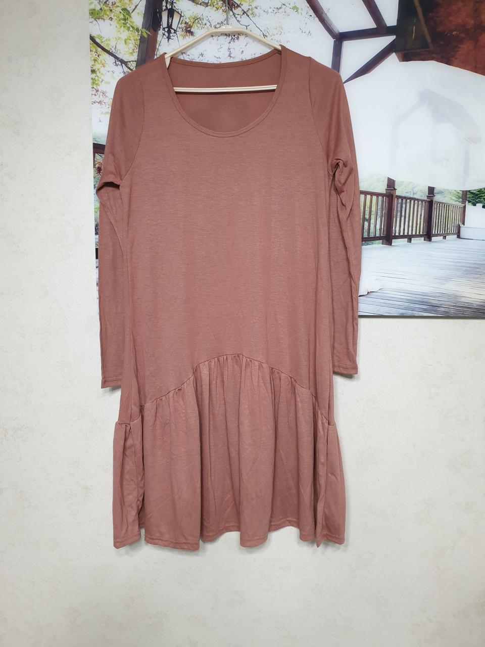 긴팔 원피스 FREE 55 S 보들거리는재질