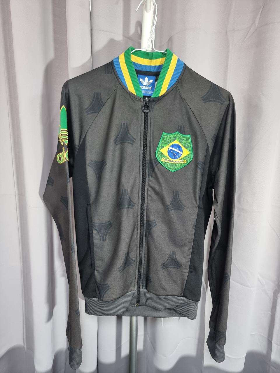 아디다스 브라질 올드스쿨 국대 져지 트랙탑 집업 90