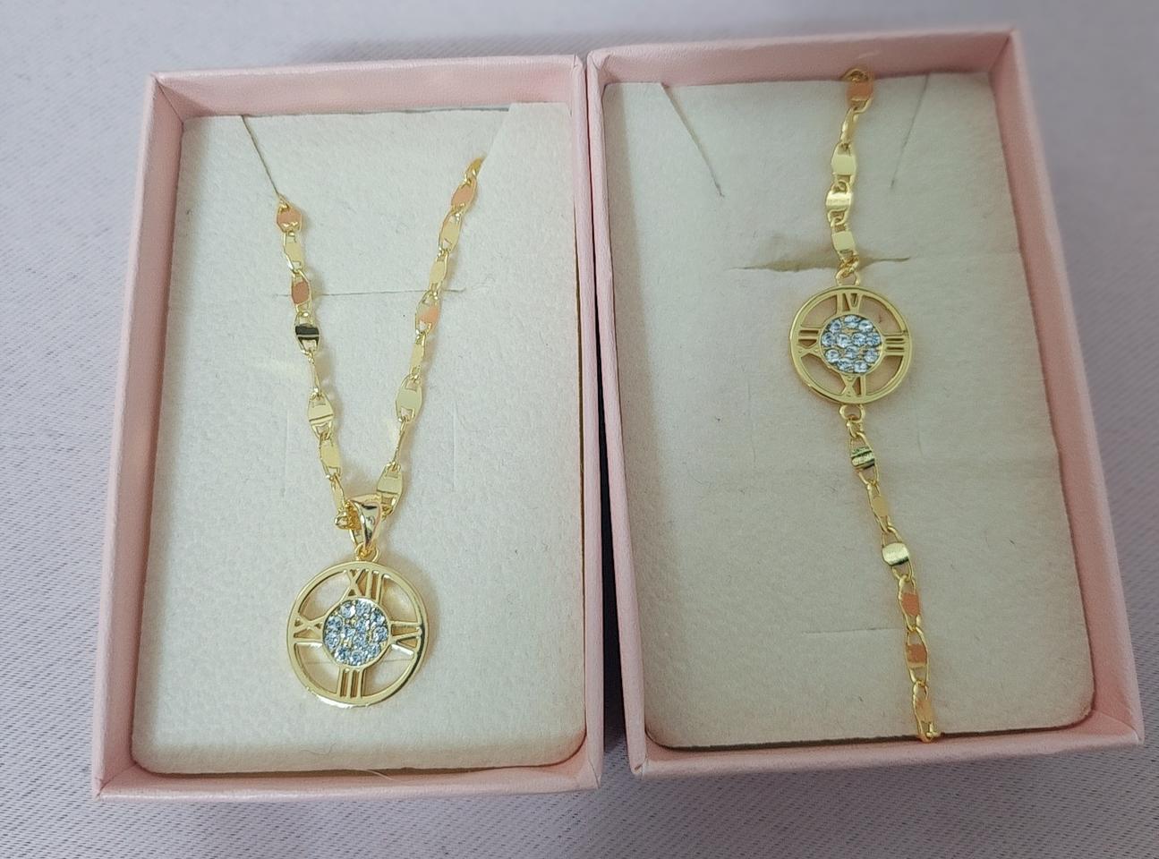 스와로스키 크리스탈 목걸이&팔찌세트(새상품)