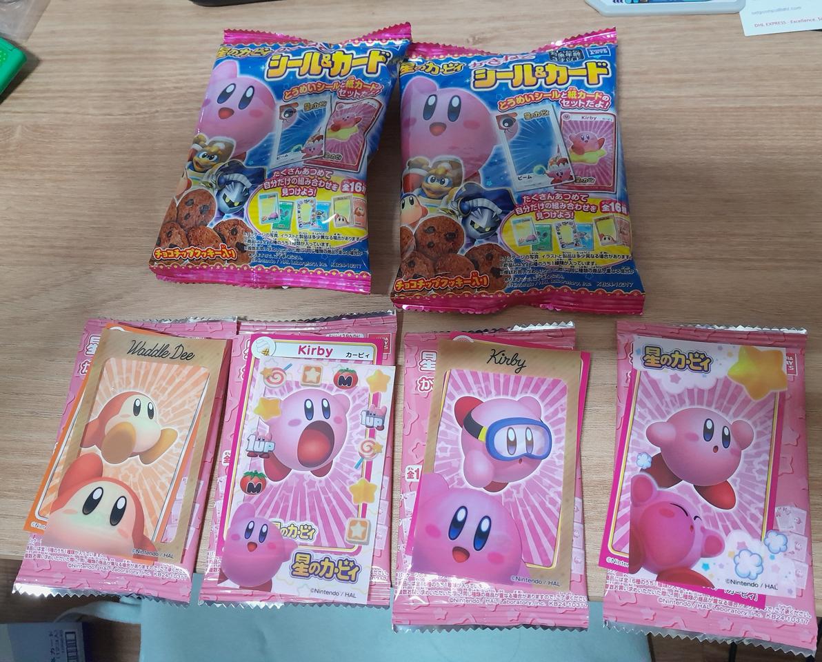 별의커비 씰카드 초코칩 쿠키 판매