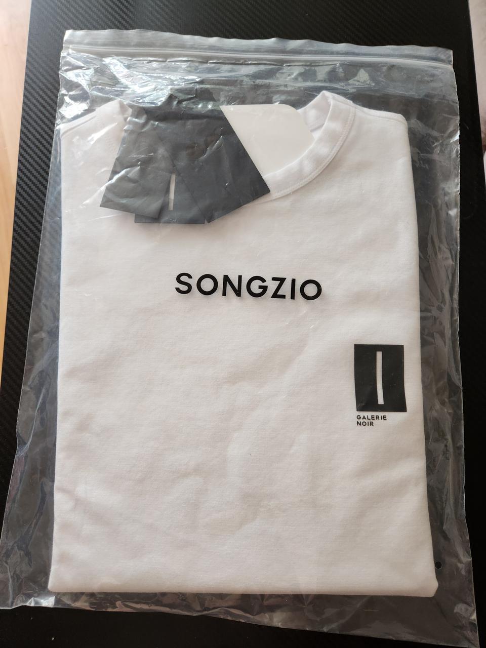 송지오 옴므 갤러리 느와 오버핏 반팔티 반팔티셔츠