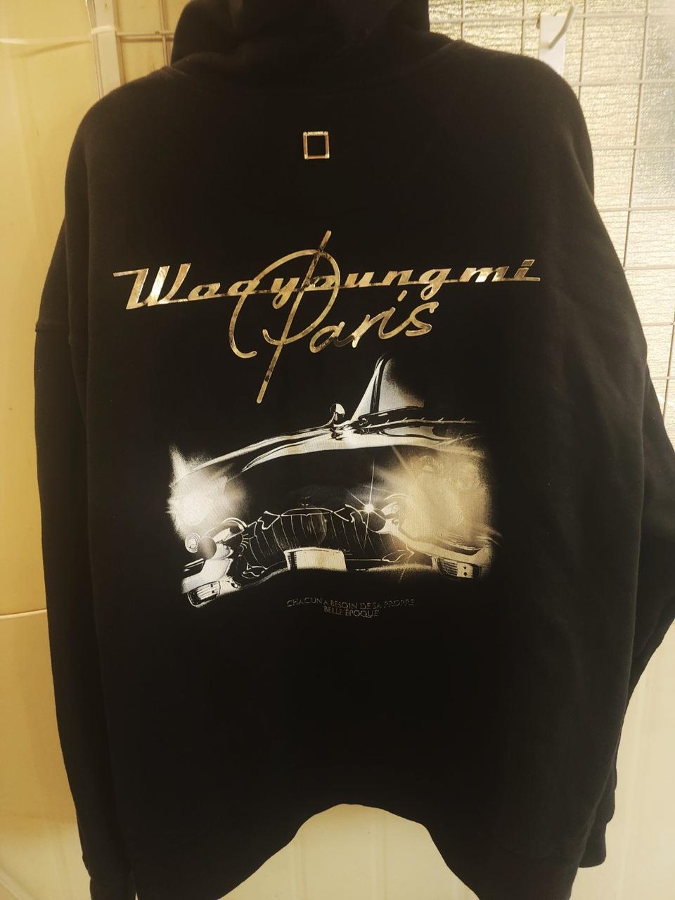 정품 우영미 카그래픽후드 48