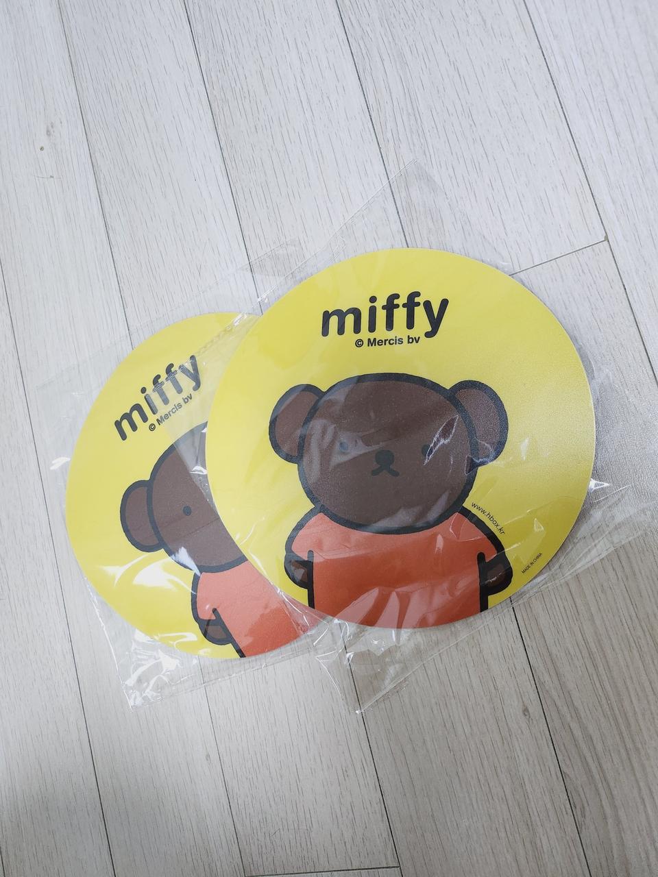 새상품 미피 마우스 패드 일괄 가격 원형 캐릭터