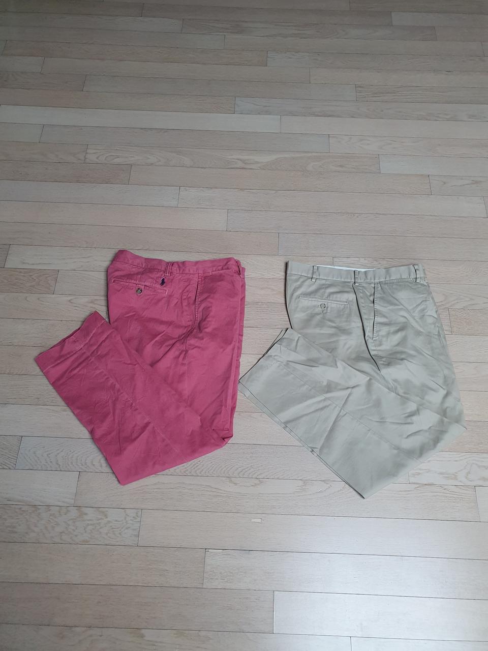 폴로 바지 적색33.베이지34.상태최상