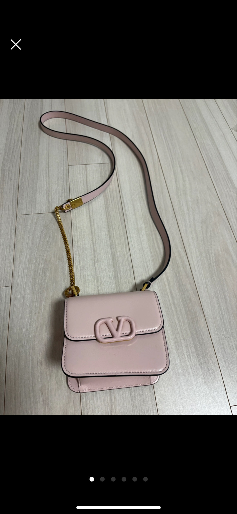 발렌티노 V슬링 숄더백