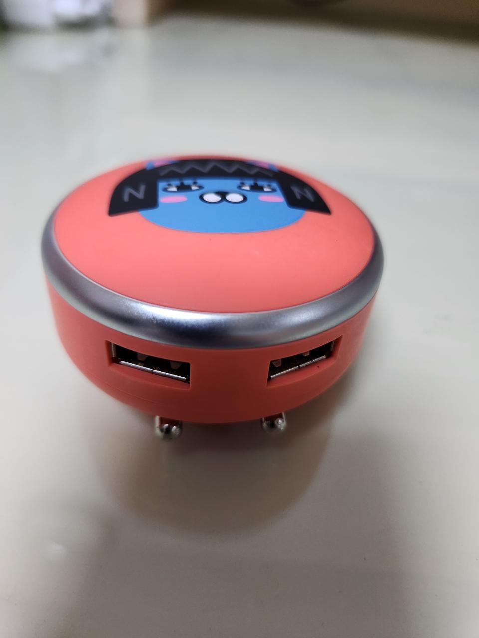 듀얼 Usb 2구 포트 충전기 접이식