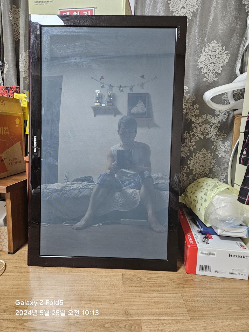 삼성전자  42인치 PDP TV + 브라켓  입니다