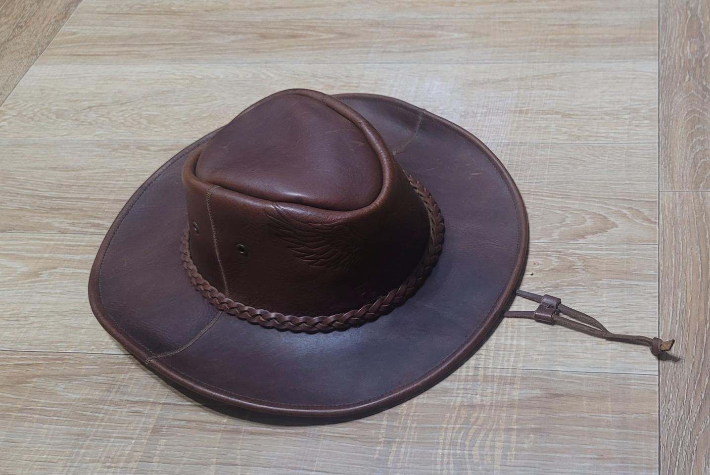 할리데이비슨 모자/카우보이 모자/ 소가죽 모자/통가죽