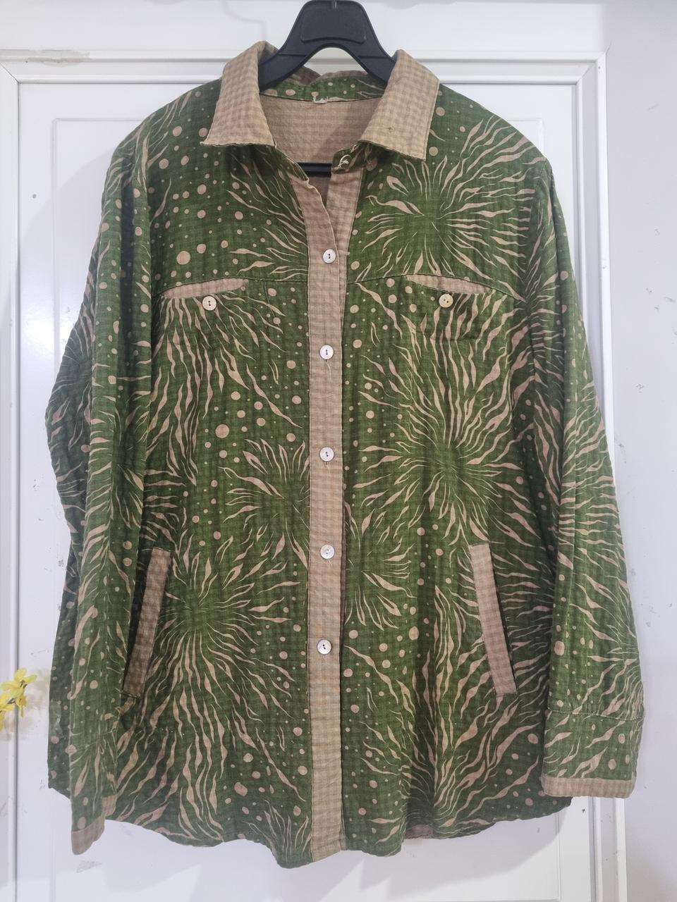 고퀄 면 블라우스. 깨끗해요