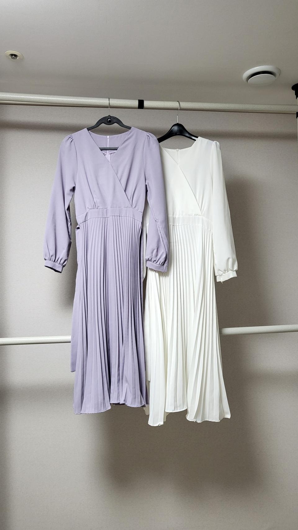 여신 브이넥 롱원피스