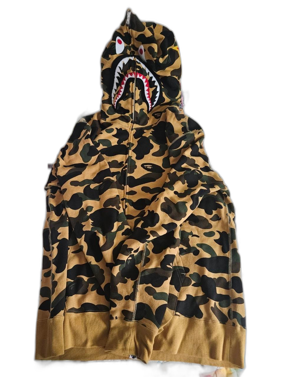 베이프 bape 1st ponr 황계 후드집업 2xl
