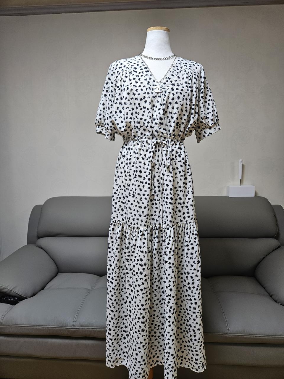 루즈핏 호피원피스