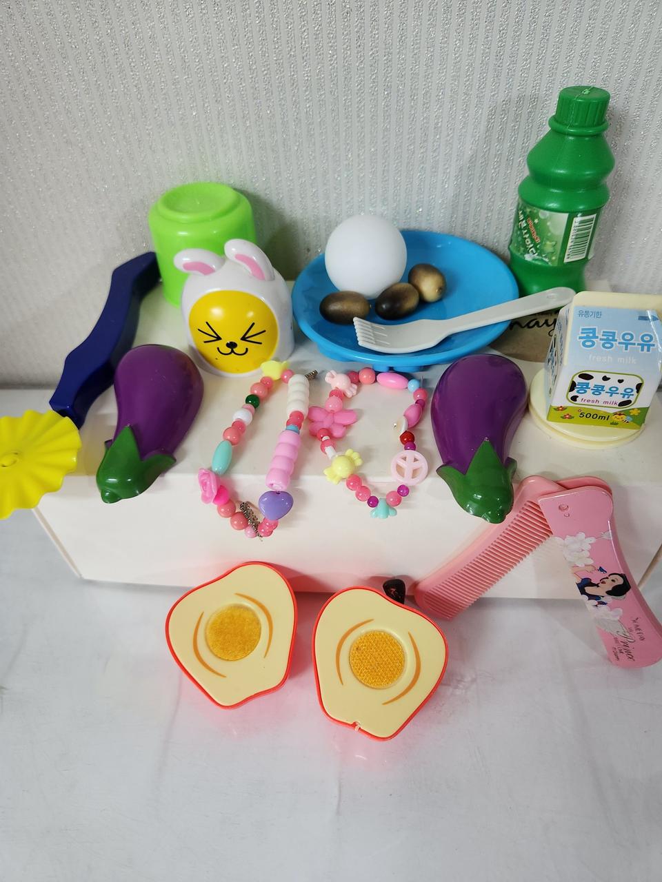 ♥사이다.모양찍기 접시소꿉놀이소품♥토토리.우유.사이다.가지.파프리카...